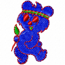Teddy Embroidery Design 8